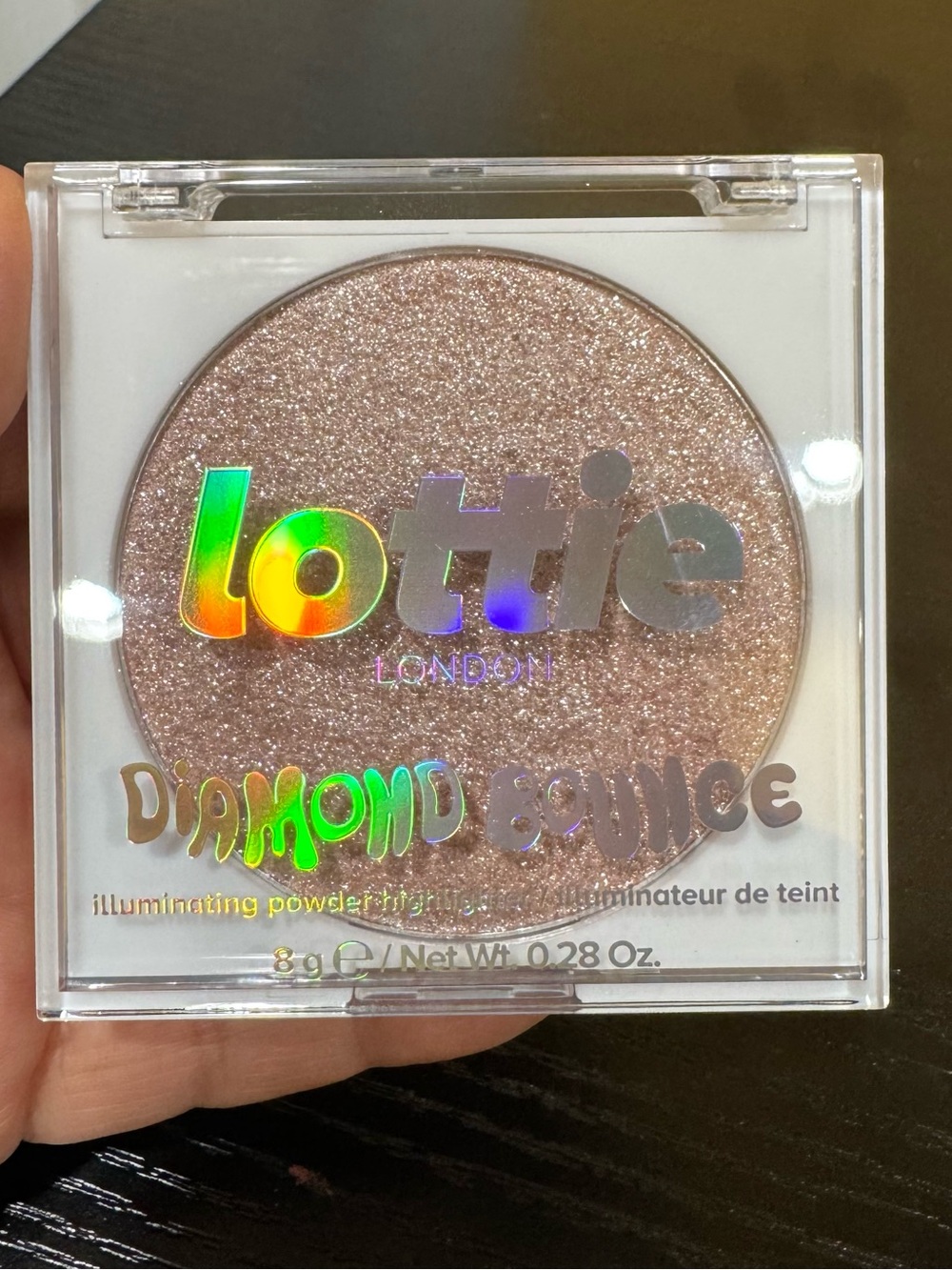 Lottie Diamond Bounce Illuminating Powder – shade pink Sherbet 8g/New